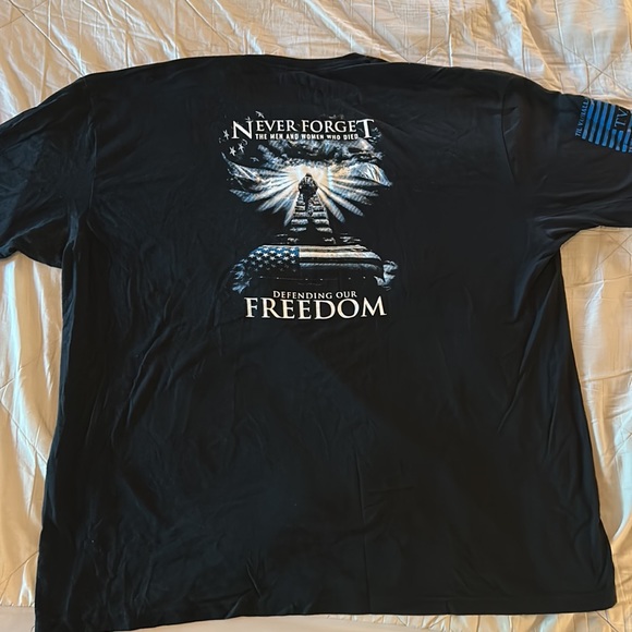 Til Valhalla Project Apparel Company (TVP), 4X Large, Black & White, T-Shirt. - Picture 5 of 5